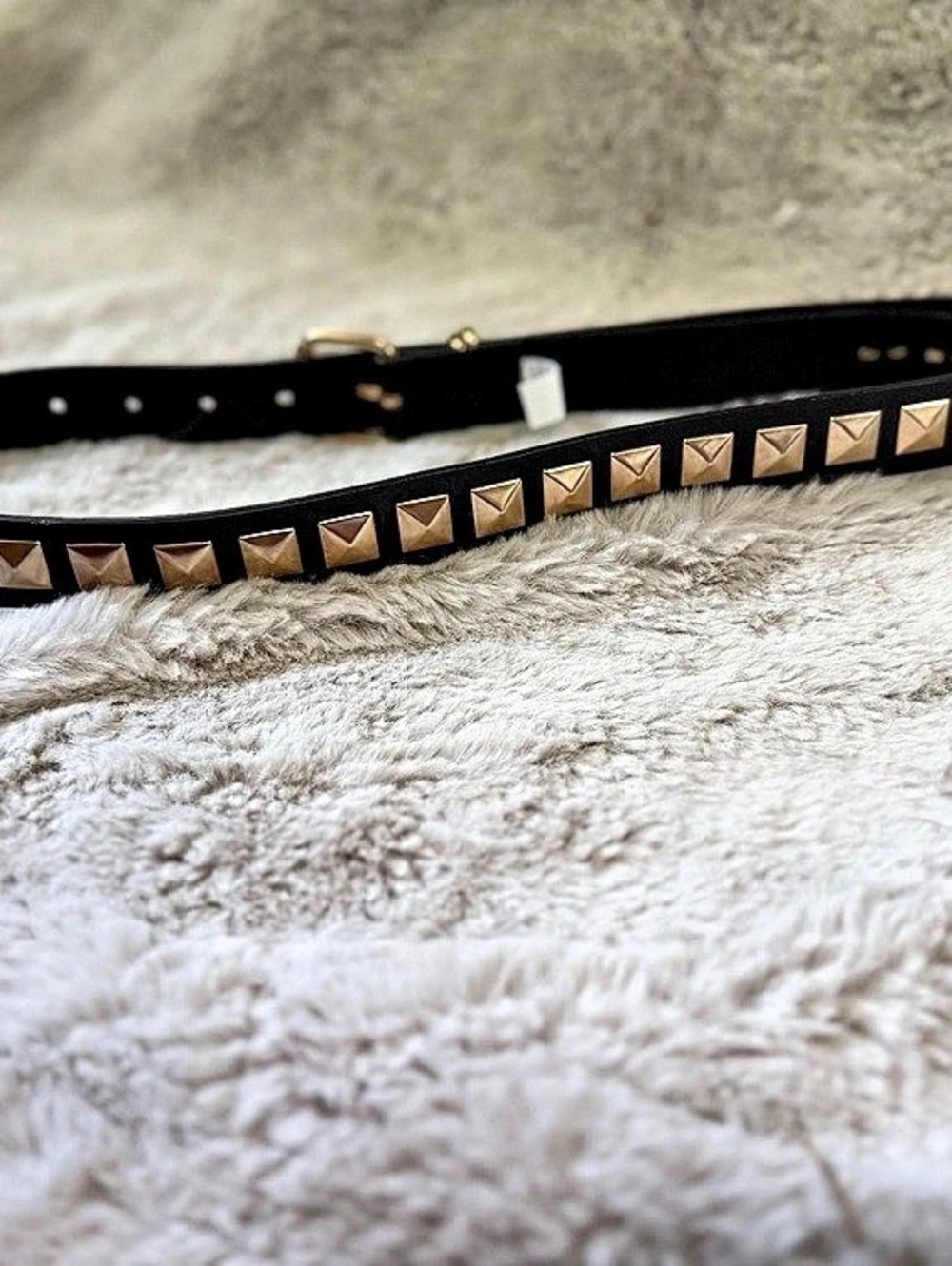 Studded Black Belt